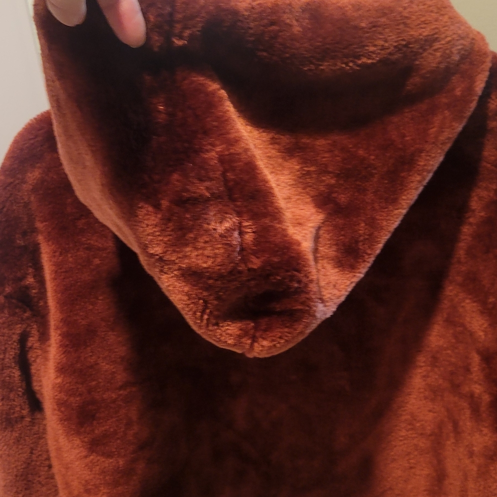Outer Edge Rust Plush Jacket - image 3